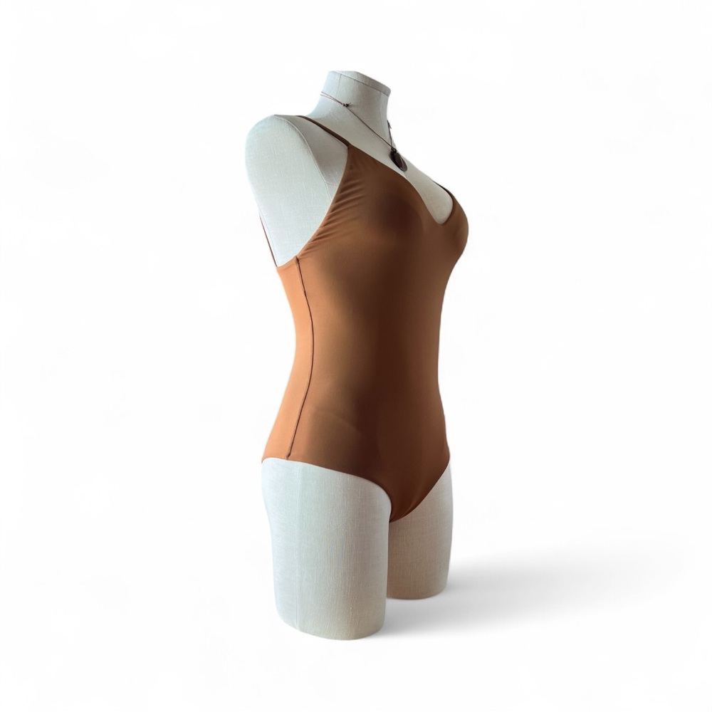 MAI Everyday bodysuit in toffee swimwear/sleepwear size medium soft flexible